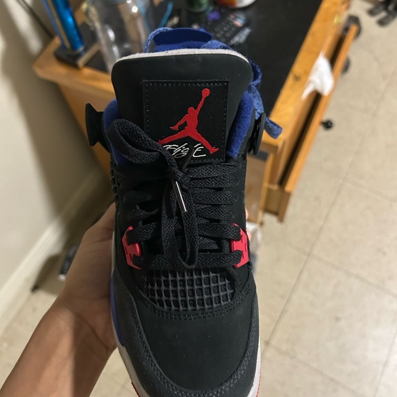 Jordan Other - Jordan Kids Black and Blue Sneakers with Red Highlights